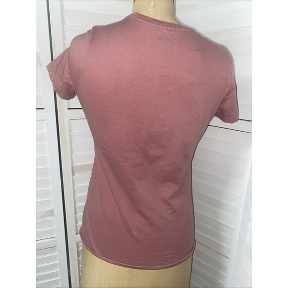 Suavecito Pomade Pink Mauve Fitted Cotton T Shirt Ladies Sz Large - Picture 6 of 8